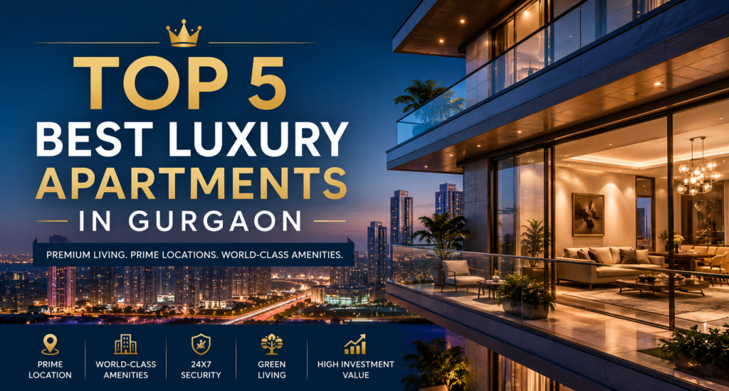 Top 5 Luxury Apartments in Gurgaon